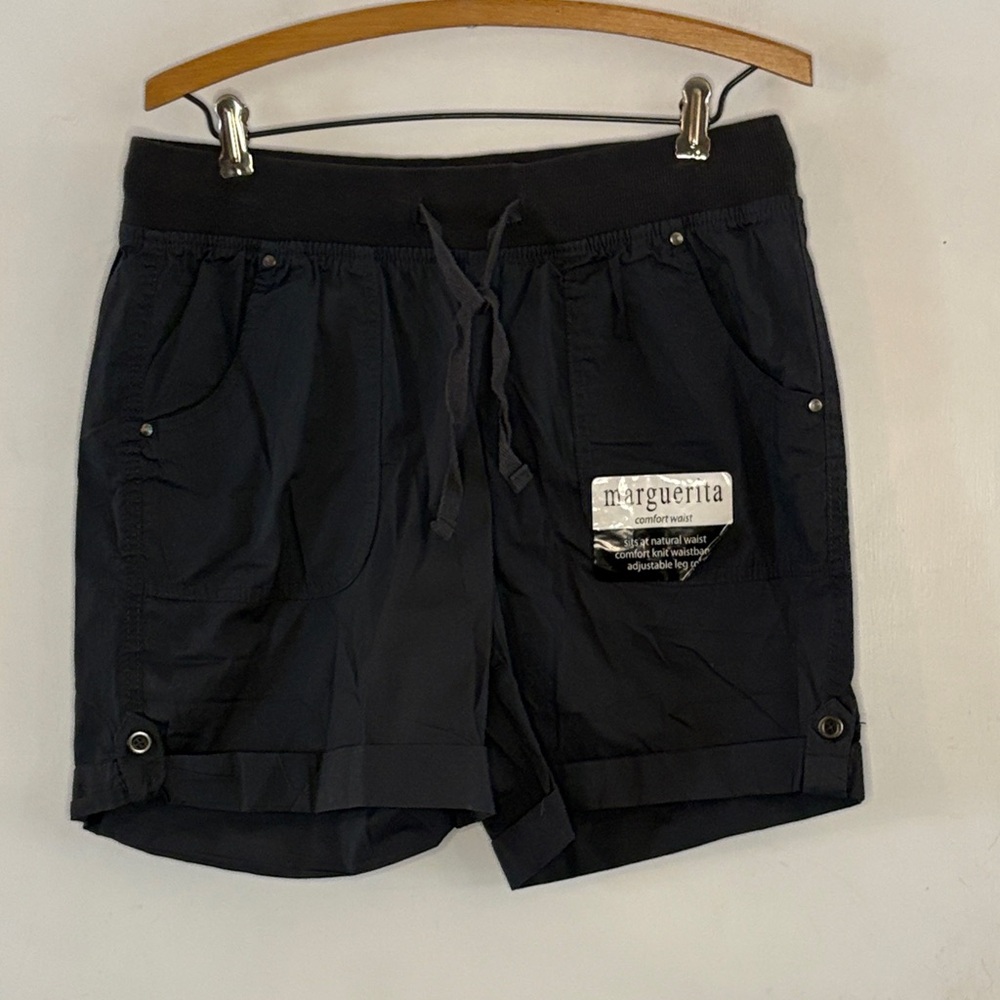 Dash dark grey shorts with pockets and drawstring Size Small